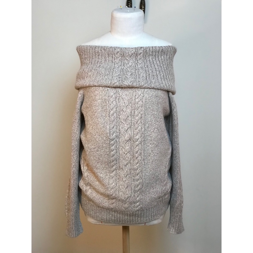 BNWOT Trouve Off Shoulder Sparkle Sweater